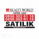 Realty World Emlak Afiş Brandası